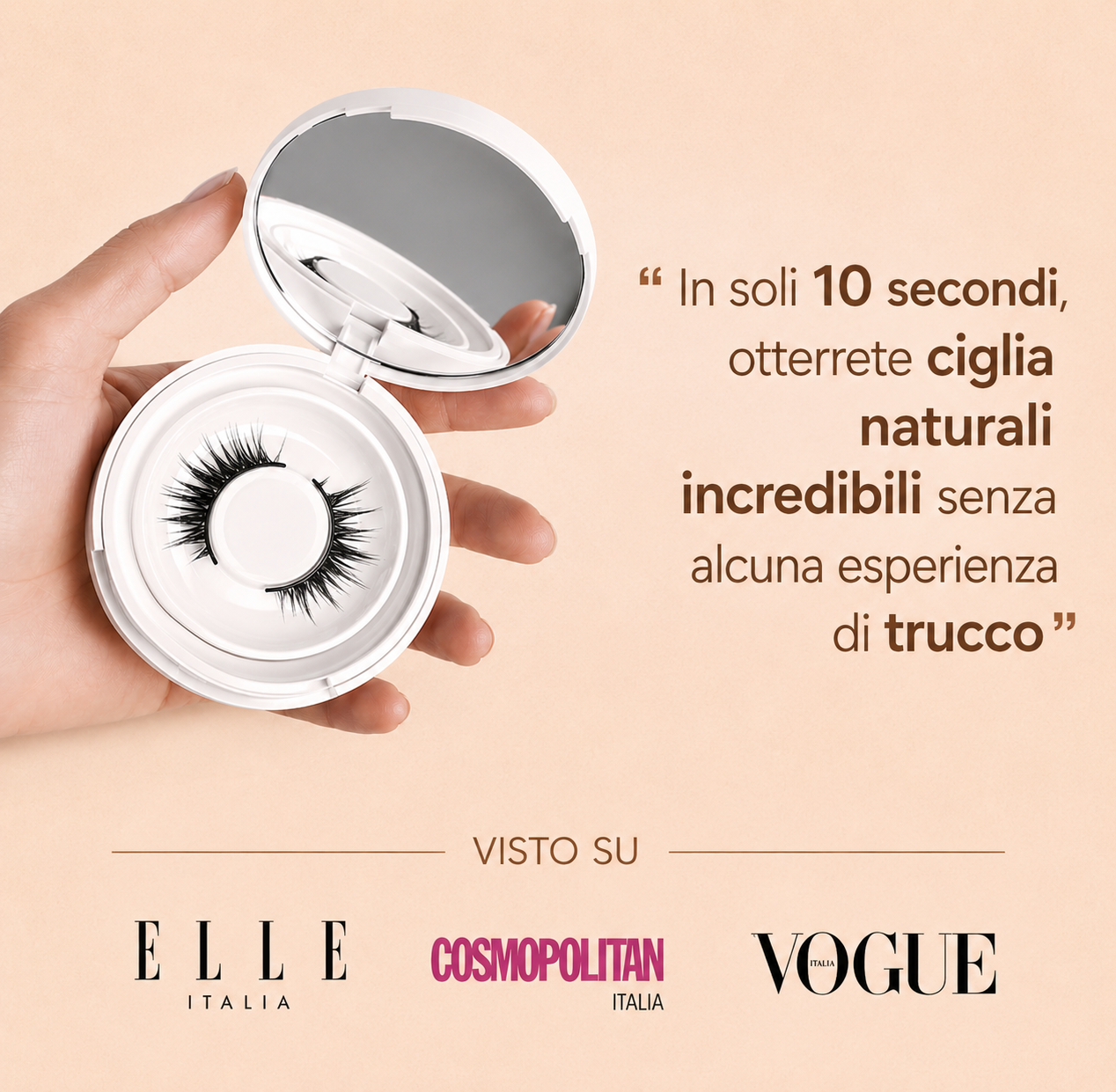 Ciglia magnetiche Zenirev™ senza colla.