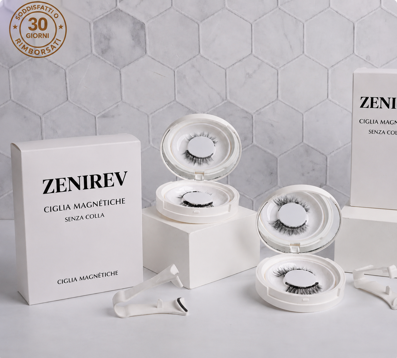 Ciglia magnetiche Zenirev™ senza colla