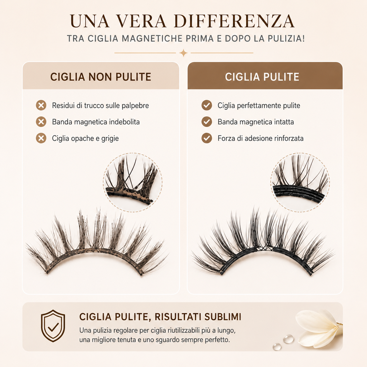 Detergente per ciglia finte magnetiche Zorevya
